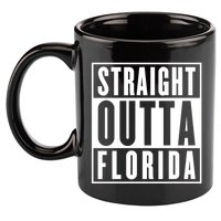 Straight Outta Florida 11oz C Handle Ceramic Mug