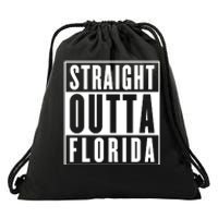 Straight Outta Florida Drawstring Bag