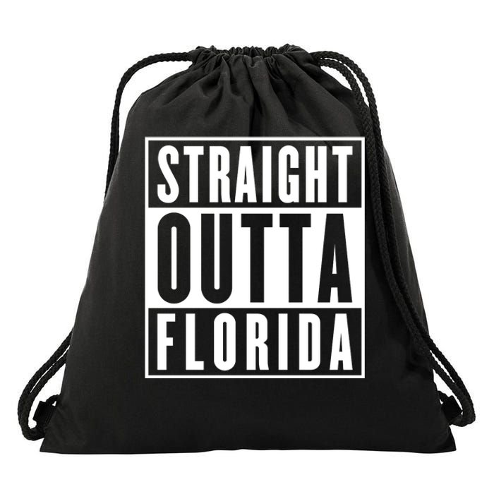 Straight Outta Florida Drawstring Bag