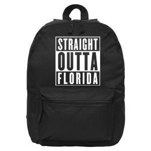 Straight Outta Florida 16 in Basic Backpack