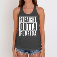 Straight Outta Florida Women's Knotted Racerback Tank