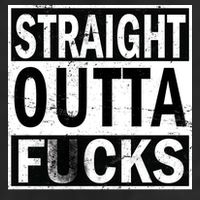Straight Outta Fucks 7 Panel Mesh Trucker Snapback Hat