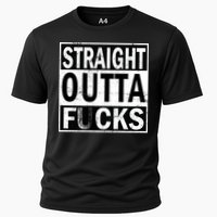 Straight Outta Fucks Cooling Performance Crew T-Shirt