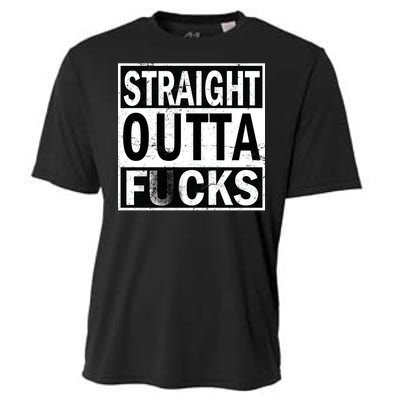 Straight Outta Fucks Cooling Performance Crew T-Shirt