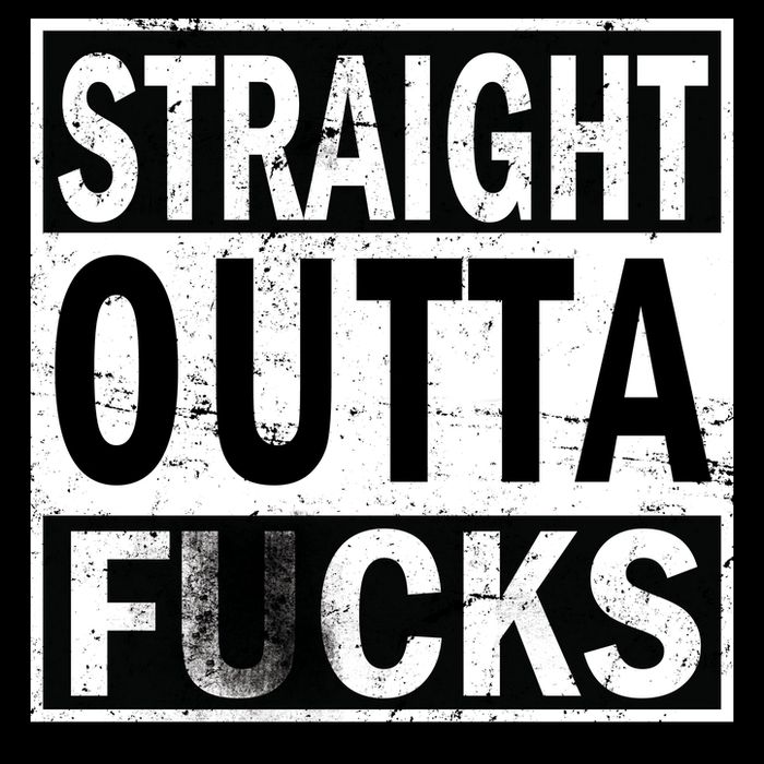 Straight Outta Fucks Cooling Performance Crew T-Shirt