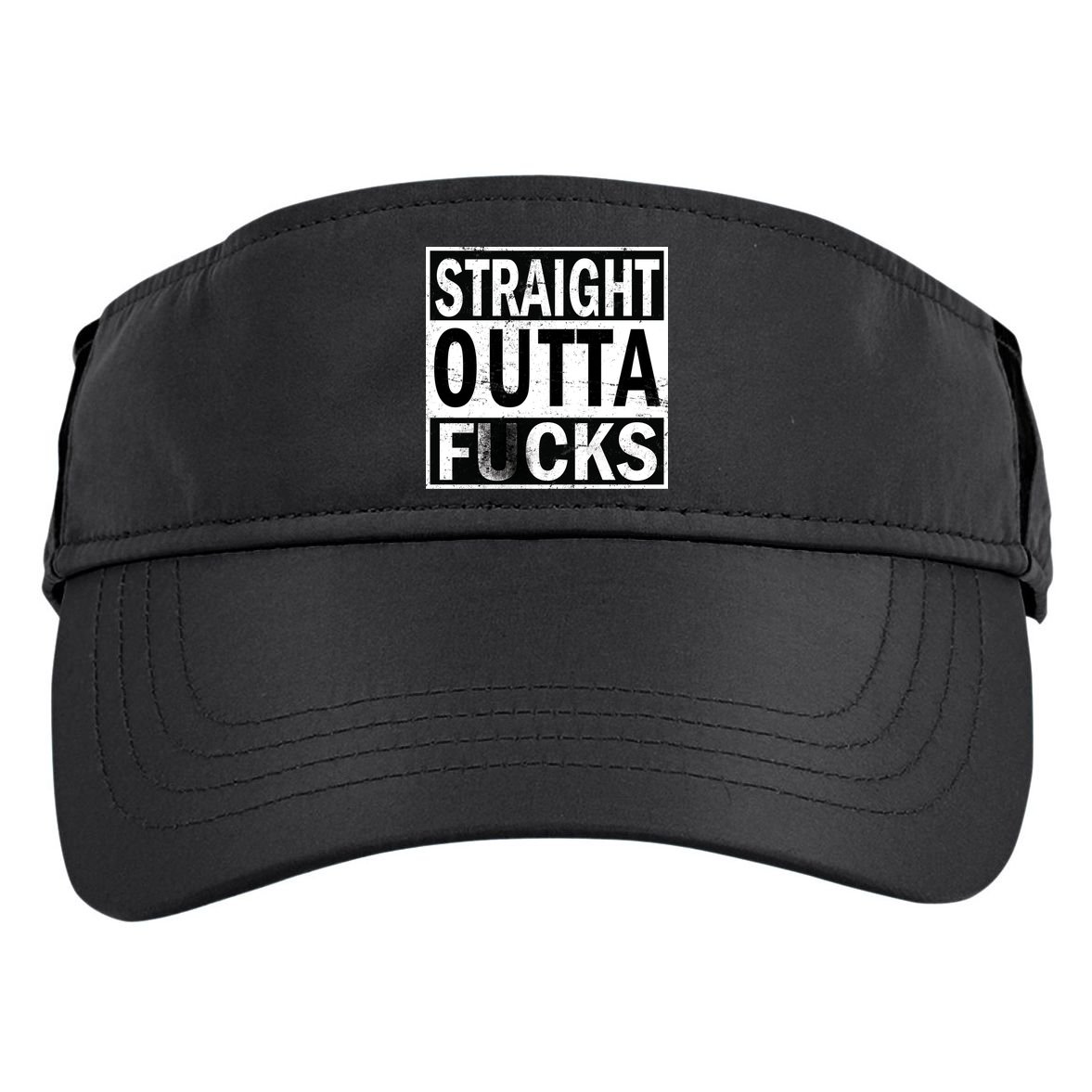 Straight Outta Fucks Adult Drive Performance Visor