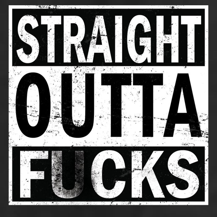 Straight Outta Fucks Adult Drive Performance Visor