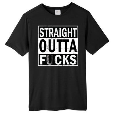 Straight Outta Fucks Tall Fusion ChromaSoft Performance T-Shirt