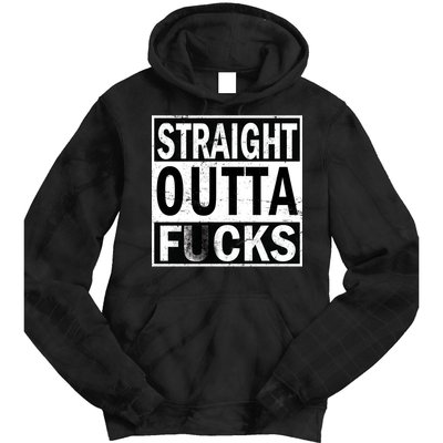 Straight Outta Fucks Tie Dye Hoodie