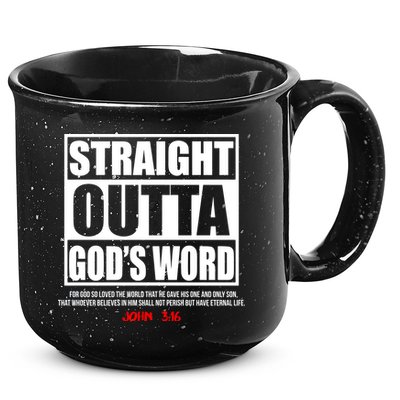 Straight Outta God's Word John 3:16 15oz Campfire Ceramic Mug