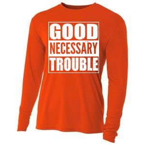 Straight Outta Good Necessary Trouble Cooling Performance Long Sleeve Crew