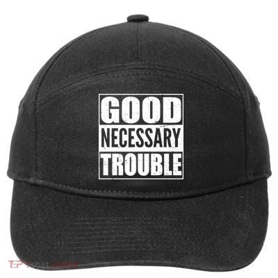 Straight Outta Good Necessary Trouble 7-Panel Snapback Hat