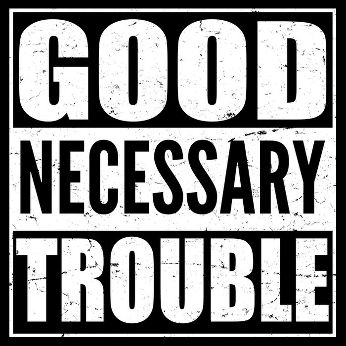 Straight Outta Good Necessary Trouble Bucket Hat