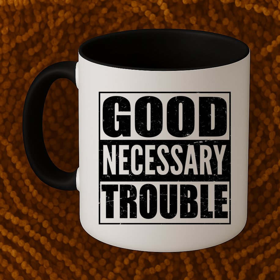 Straight Outta Good Necessary Trouble Mug