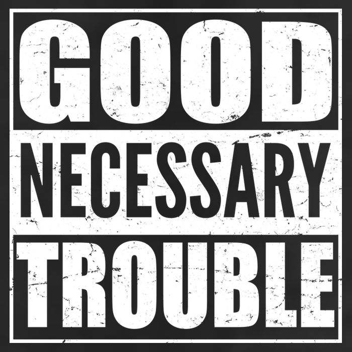 Straight Outta Good Necessary Trouble 15oz Campfire Ceramic Mug