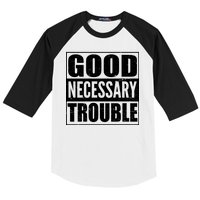 Straight Outta Good Necessary Trouble Baseball Sleeve Shirt