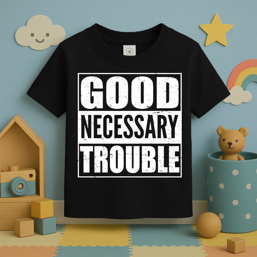 Straight Outta Good Necessary Trouble Toddler T-Shirt