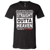 Straight Outta Heaven V-Neck T-Shirt