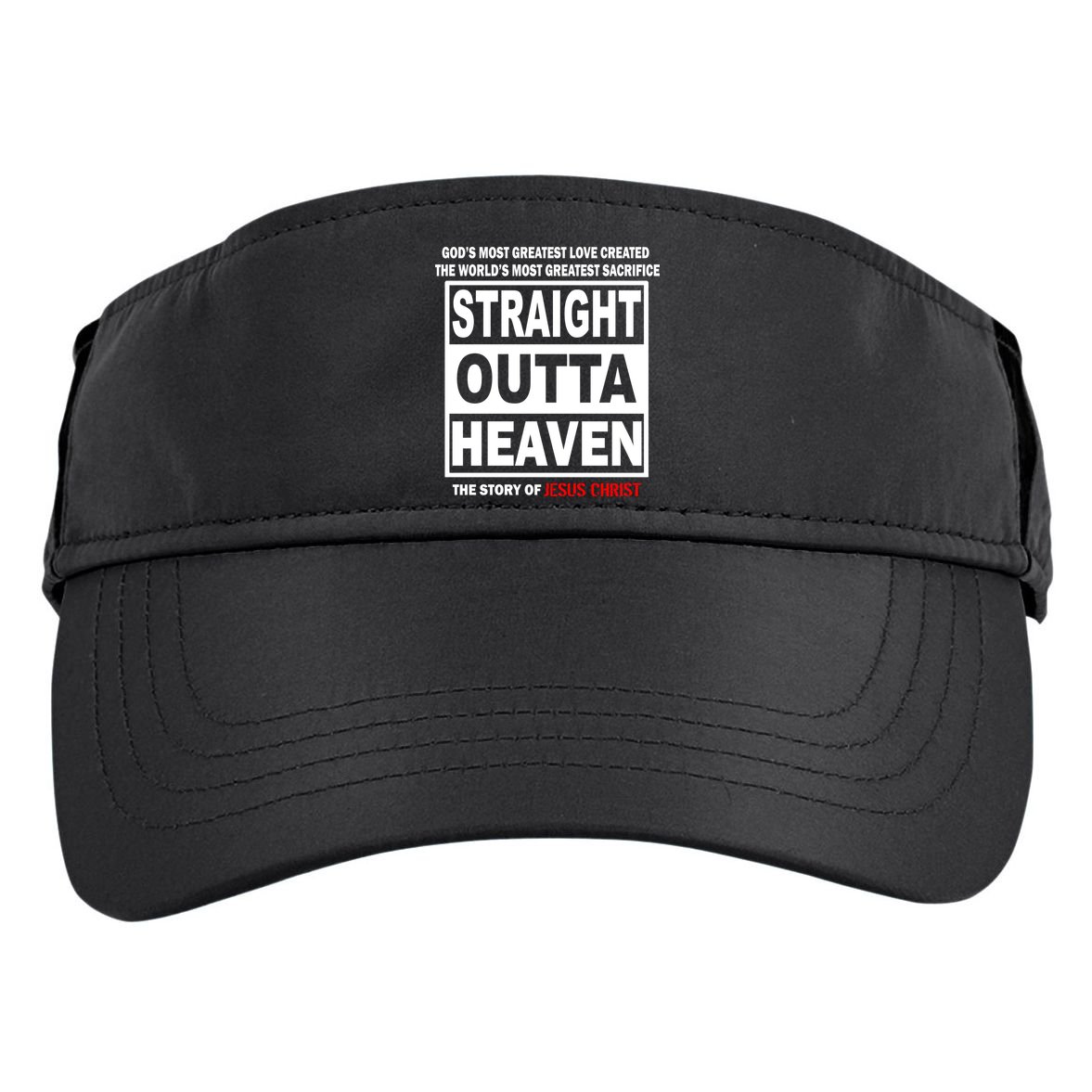 Straight Outta Heaven Adult Drive Performance Visor