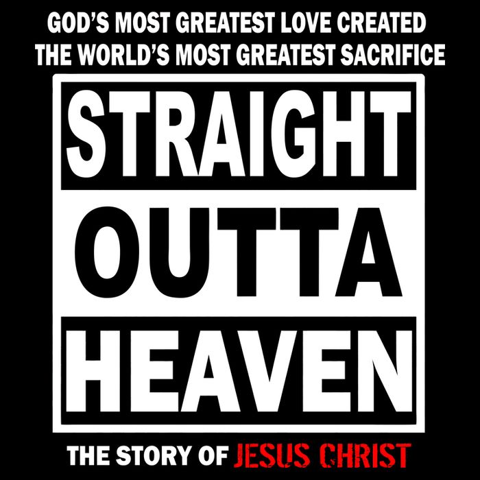 Straight Outta Heaven Flat Bill Trucker Hat
