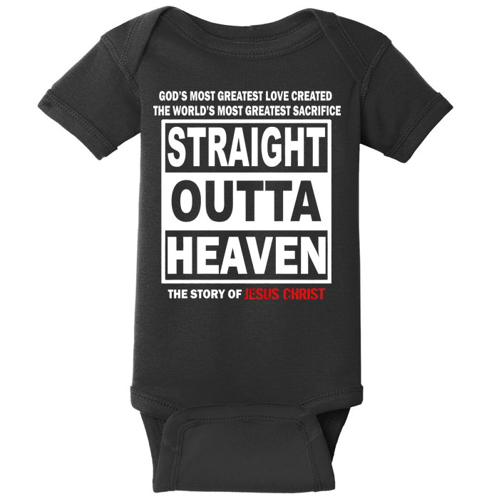 Straight Outta Heaven Baby Bodysuit