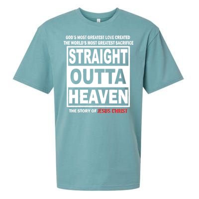 Straight Outta Heaven Sueded Cloud Jersey T-Shirt