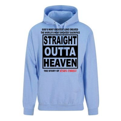 Straight Outta Heaven Unisex Surf Hoodie