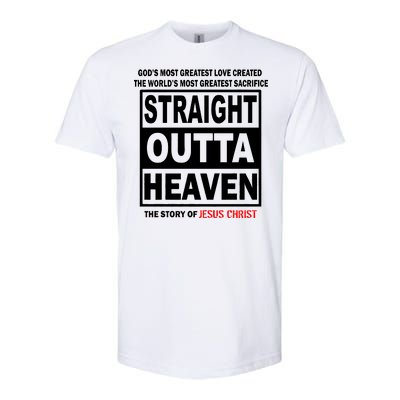 Straight Outta Heaven Softstyle CVC T-Shirt