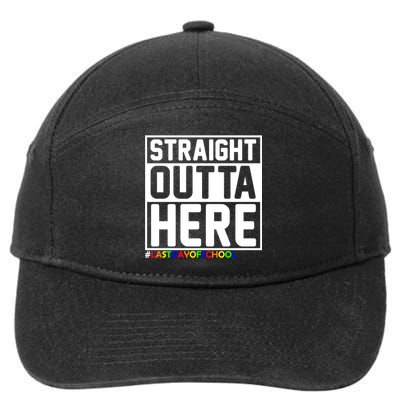 Straight Outta Here Graduation 7-Panel Snapback Hat