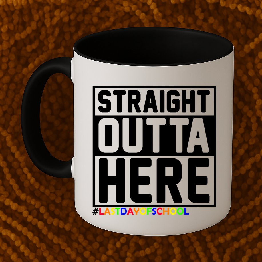 Straight Outta Here Graduation Mug