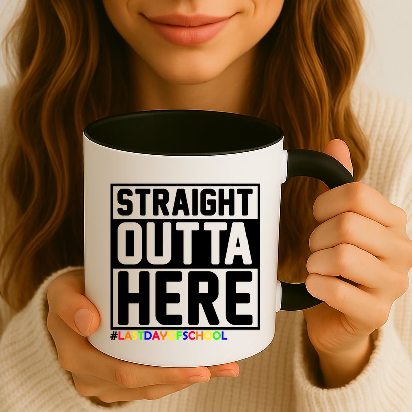 Straight Outta Here Graduation Mug