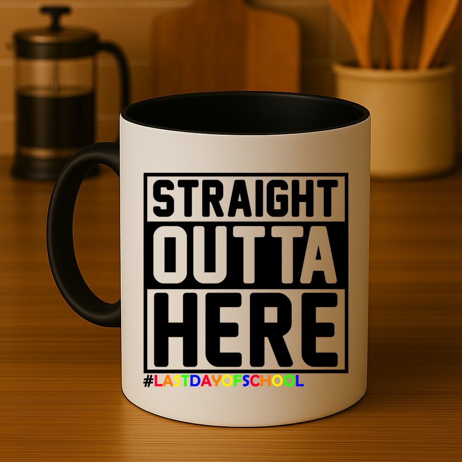 Straight Outta Here Graduation Mug