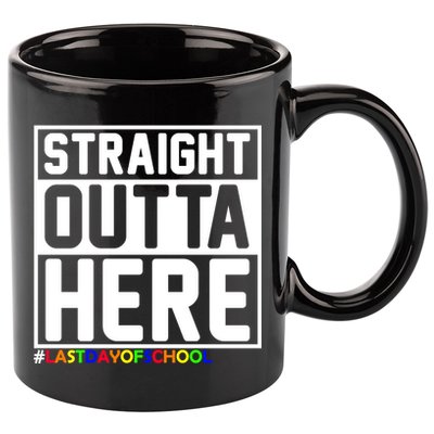 Straight Outta Here Graduation 11oz C Handle Ceramic Mug