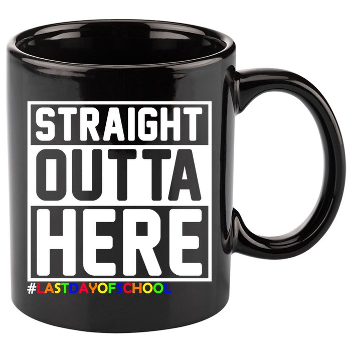 Straight Outta Here Graduation 11oz C Handle Ceramic Mug