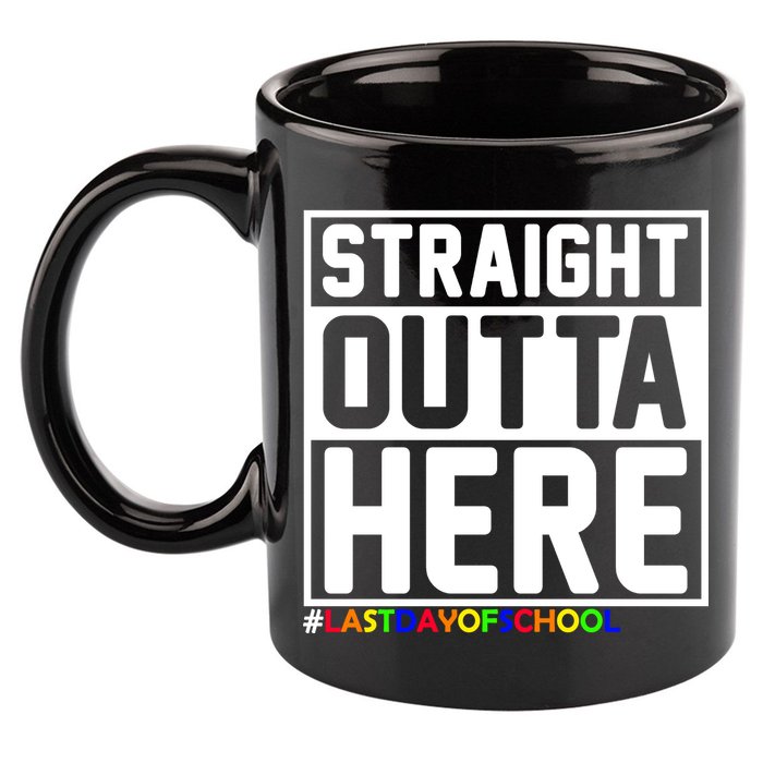 Straight Outta Here Graduation 11oz C Handle Ceramic Mug