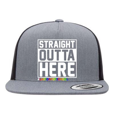 Straight Outta Here Graduation Flat Bill Trucker Hat