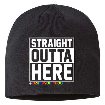 Straight Outta Here Graduation Sustainable Beanie