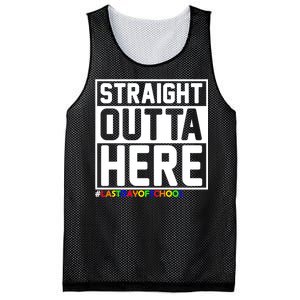 Straight Outta Here Graduation Mesh Reversible Basketball Jersey Tank