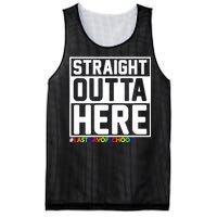 Straight Outta Here Graduation Mesh Reversible Basketball Jersey Tank