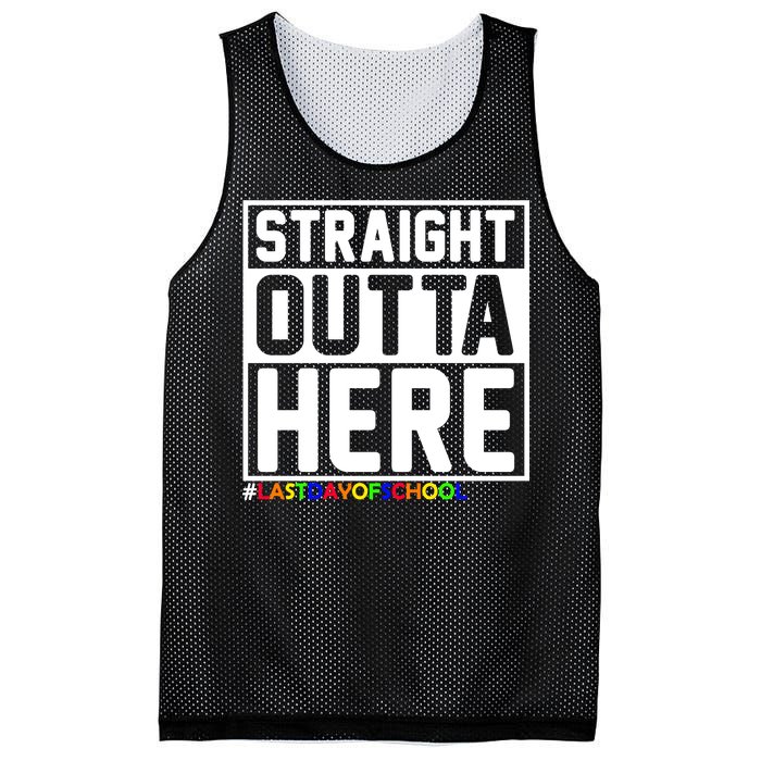 Straight Outta Here Graduation Mesh Reversible Basketball Jersey Tank