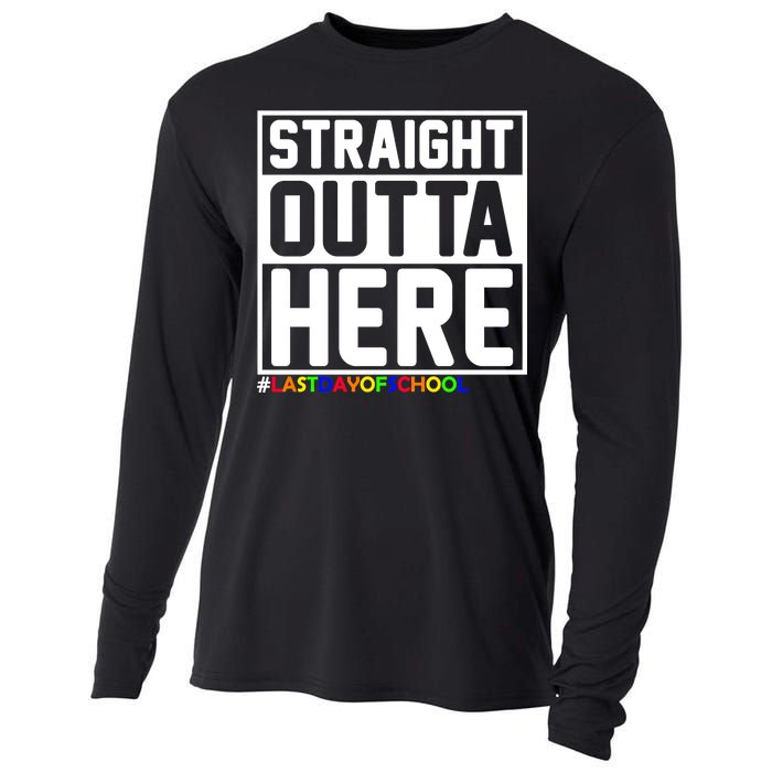 Straight Outta Here Graduation Cooling Performance Long Sleeve Crew