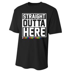 Straight Outta Here Graduation Performance Sprint T-Shirt