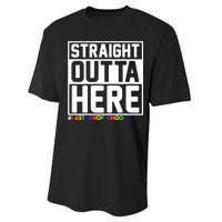 Straight Outta Here Graduation Performance Sprint T-Shirt