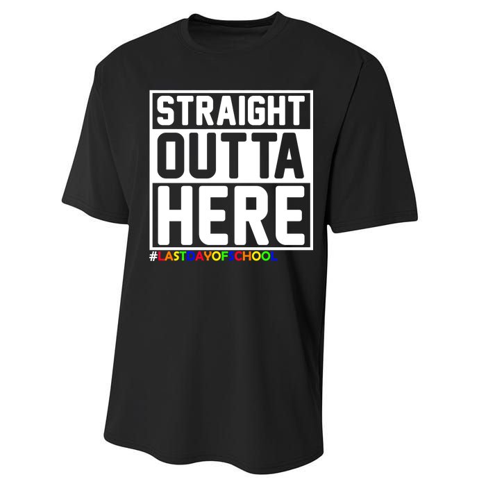 Straight Outta Here Graduation Performance Sprint T-Shirt