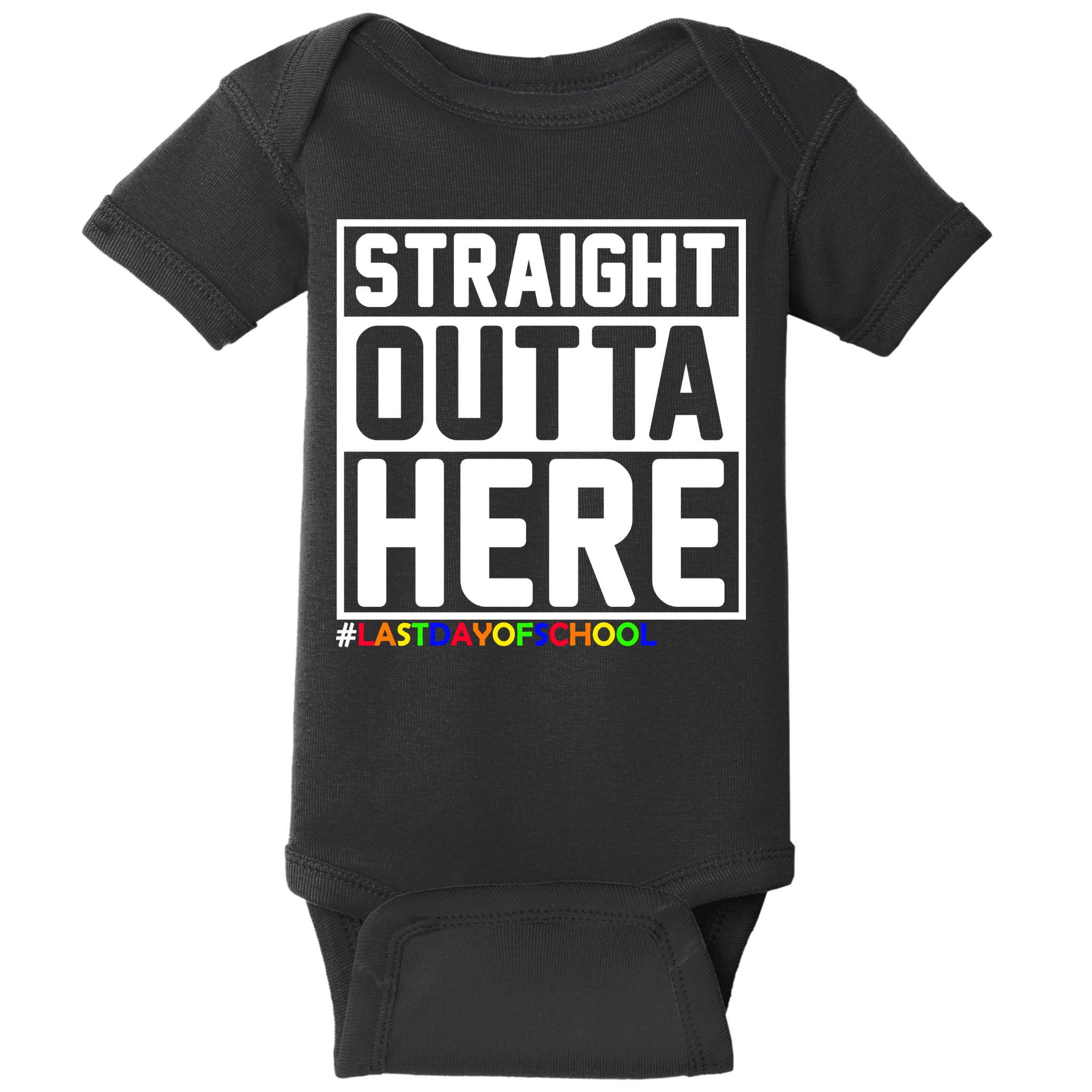 Straight Outta Here Graduation Baby Bodysuit