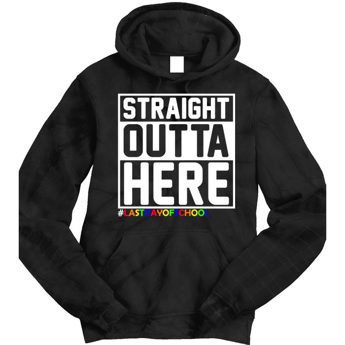 Straight Outta Here Graduation Tie Dye Hoodie