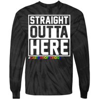 Straight Outta Here Graduation Tie-Dye Long Sleeve Shirt