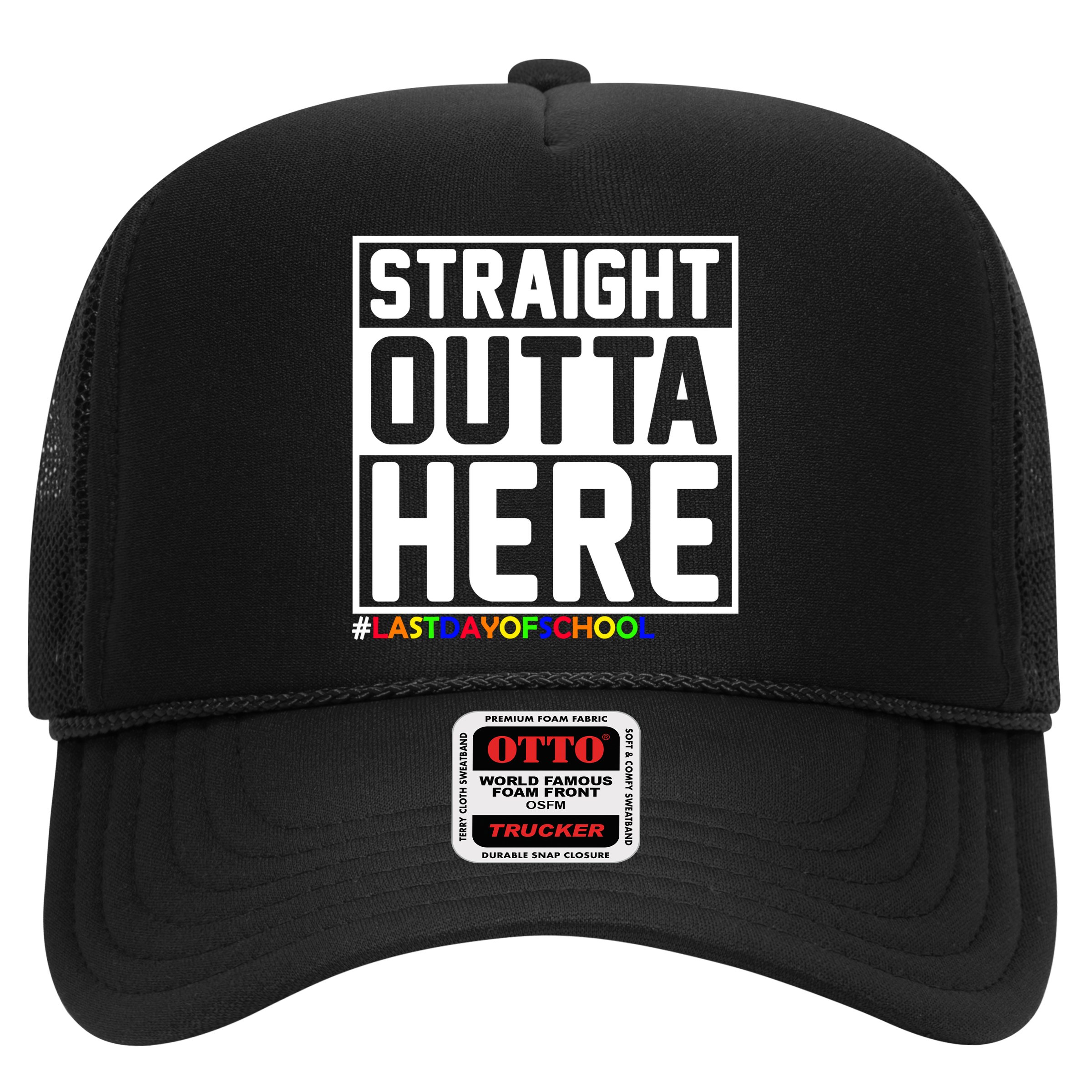 Straight Outta Here Graduation Hat