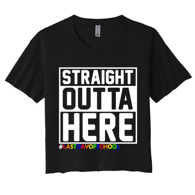 Straight Outta Here Graduation Crop Top