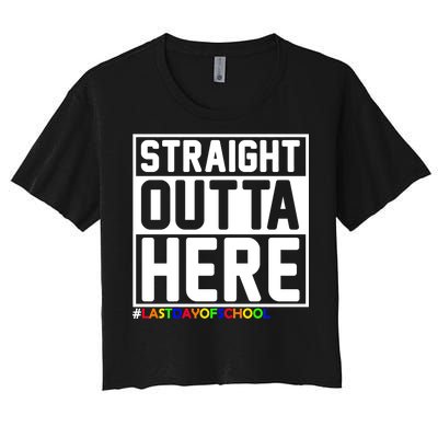 Straight Outta Here Graduation Women's Crop Top Tee